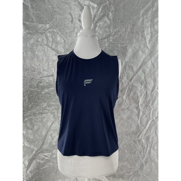 FABLETICS $40 Phoenix‎ Breathe Muscle Athletic Tank Top Navy Blue Size Medium - Picture 4 of 10